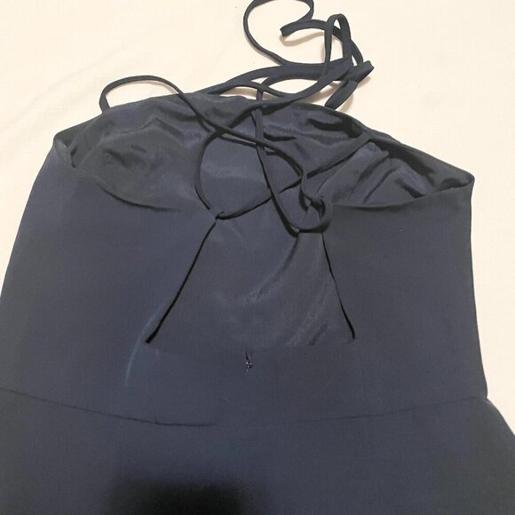 Dynamite Open Back Jumpsuit Wide Leg Cropped Womens Size Small - Picture 9 of 14